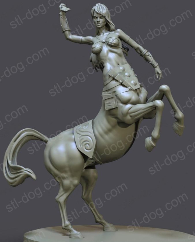 女性人马(Female Centaur) 3D打印图纸